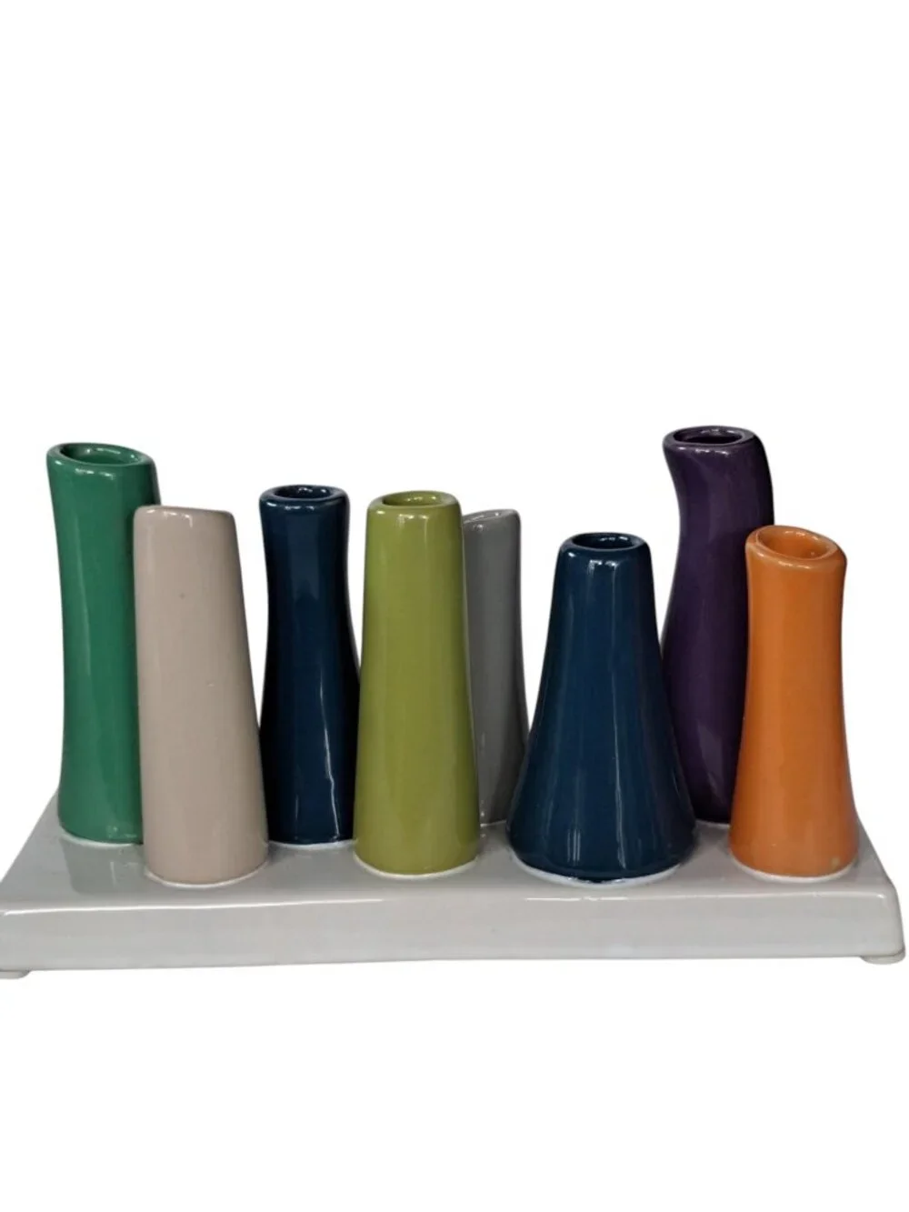 Chive Pooley Modern Bud Vase Holds 8 Flowers